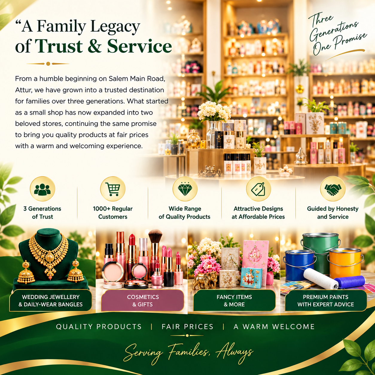 Sri Bhagavan Imitation, Gifts & Fancy and Bhagavan Paints, Attur