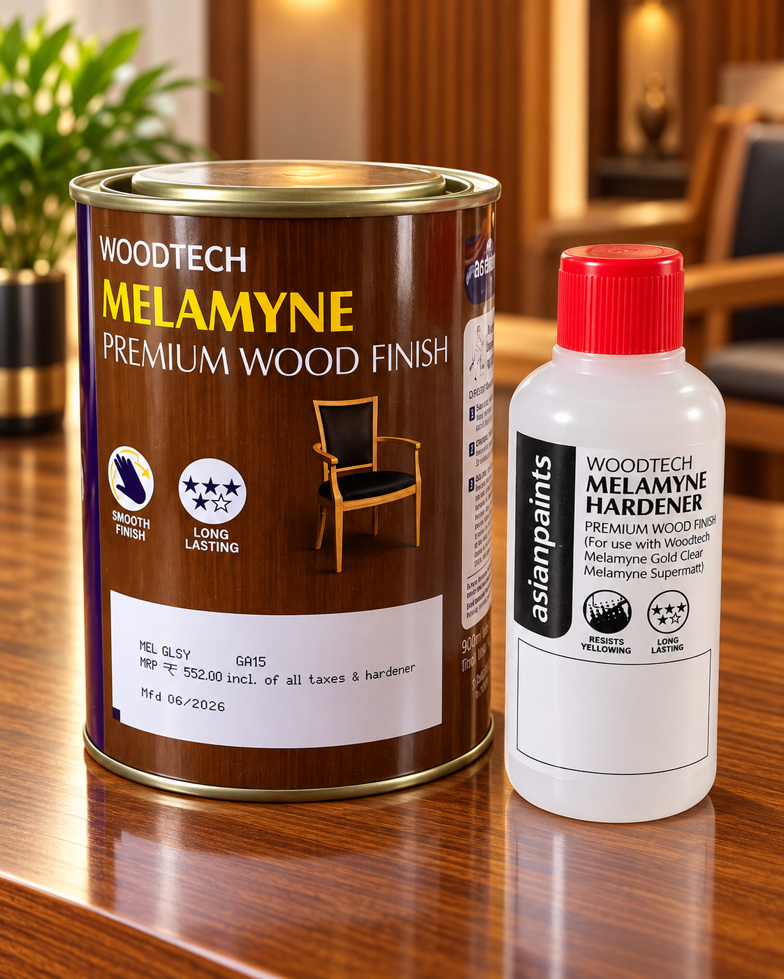 Asian Paints Woodtech Melamyne wood finish